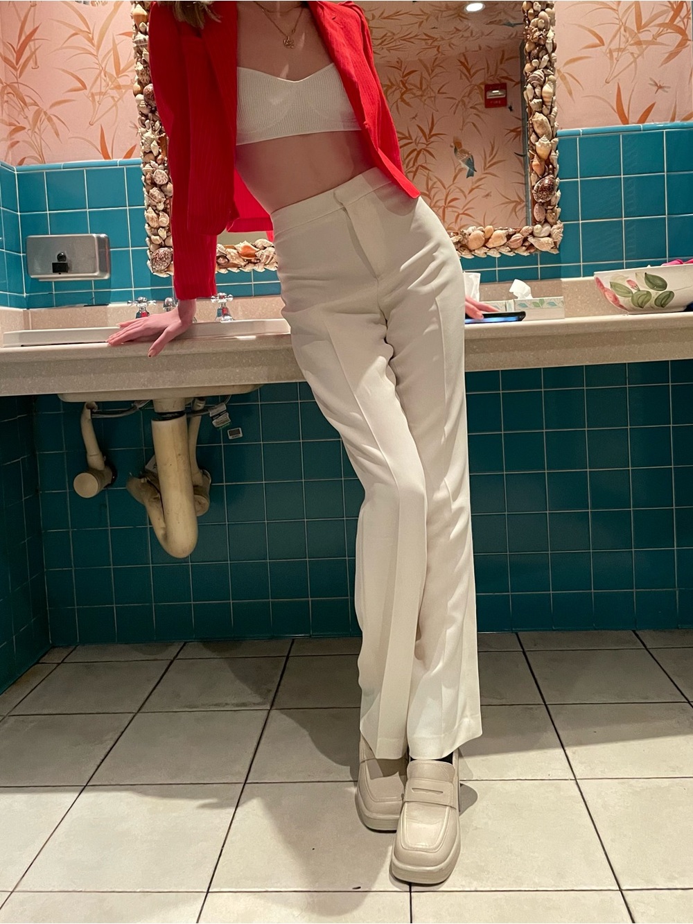 Musier Paris Cream Trousers